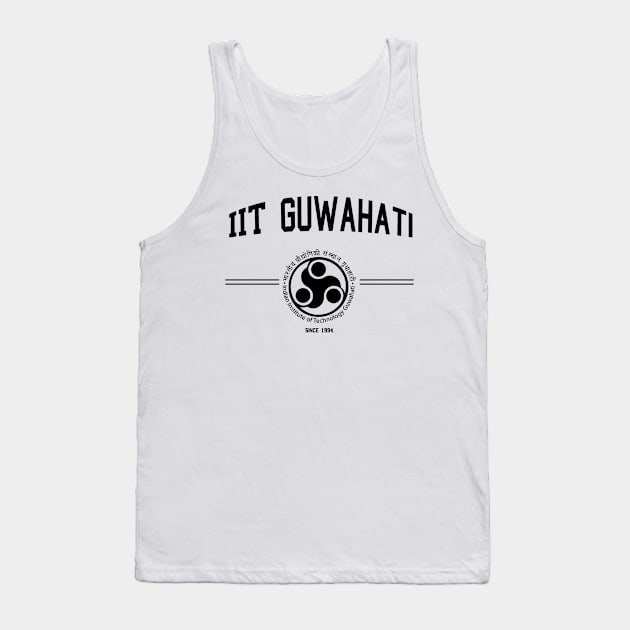 IIT Guwahati Alumini Alma Mater Indian Desi Design Tank Top by alltheprints